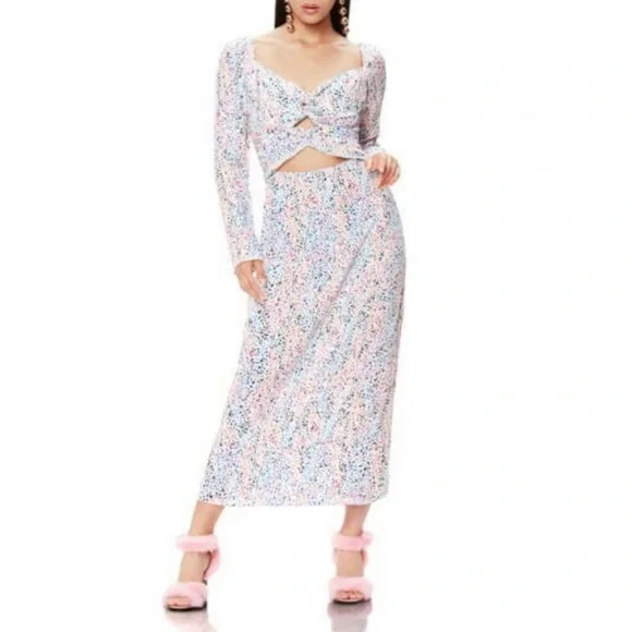 sequin white mini dress Show Me Your Mumu Kidman Dress